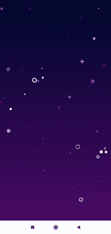 Create Star Animation in Android Sample GIF