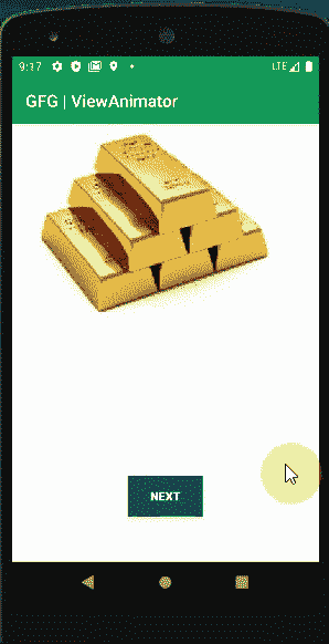 ViewAnimator in Android Sample GIF