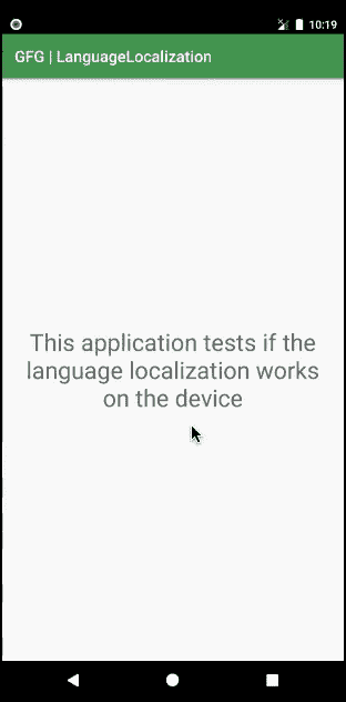 Language Localization in Android